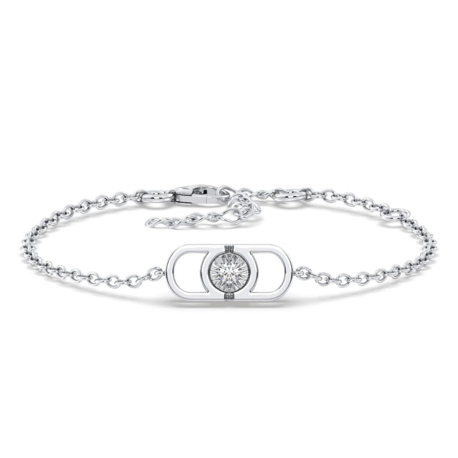 Златна гривна AMODORIA Signature с диамант