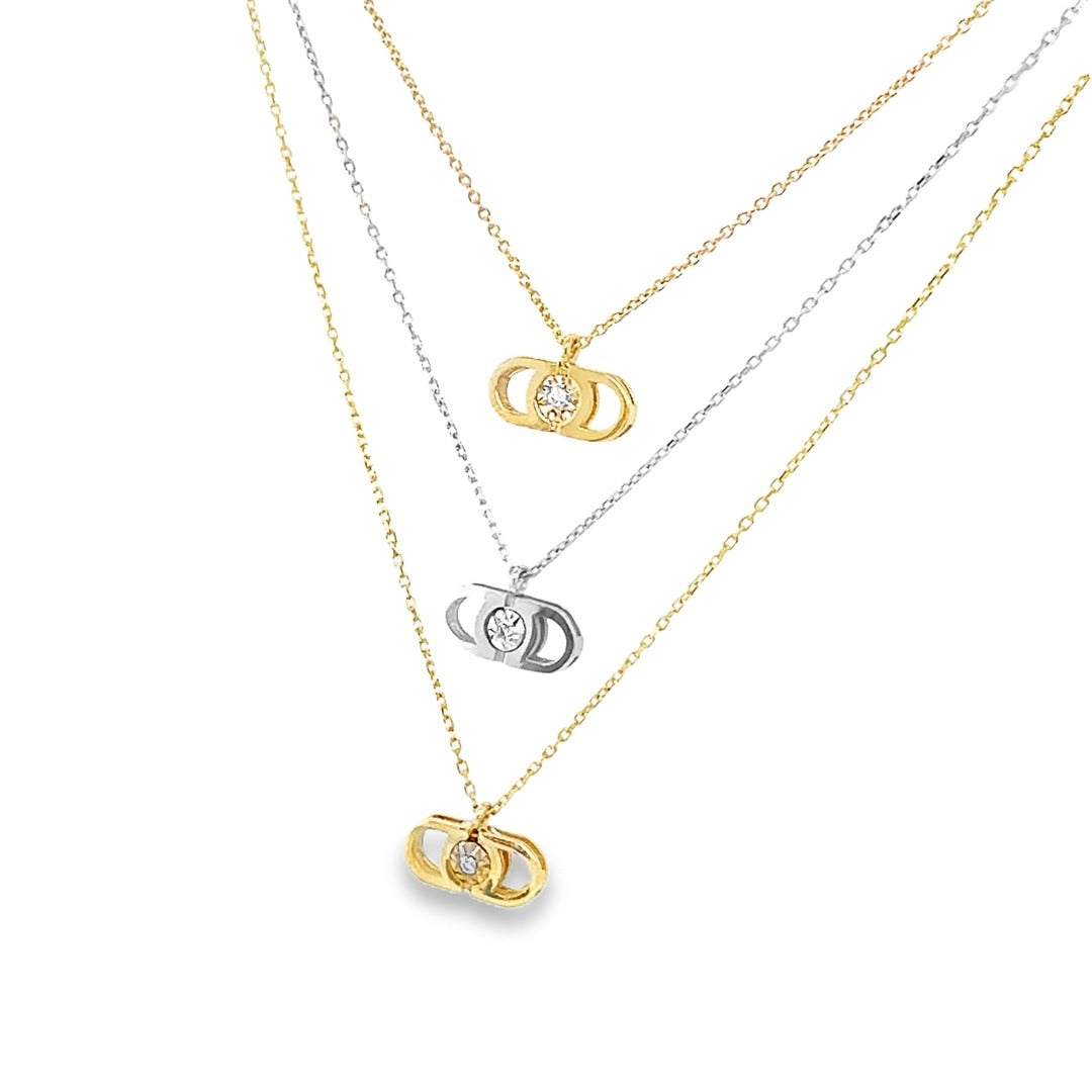 Златно колие AMODORIA Signature с диамант