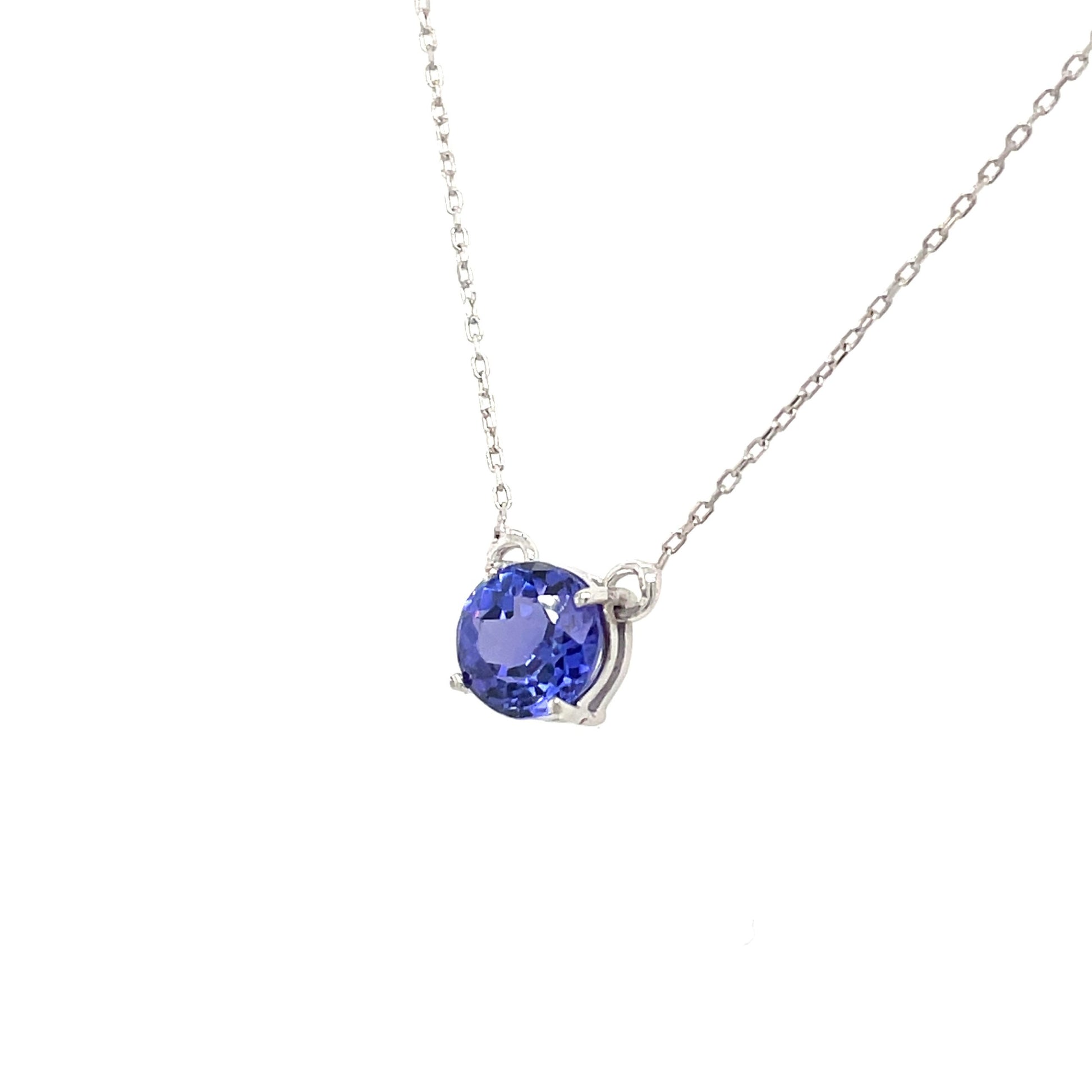Златно колие с танзанит 1.55 карата