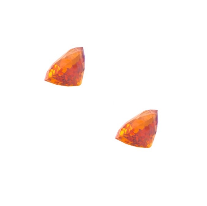 Чифт камъни спесартит 0.97 карата