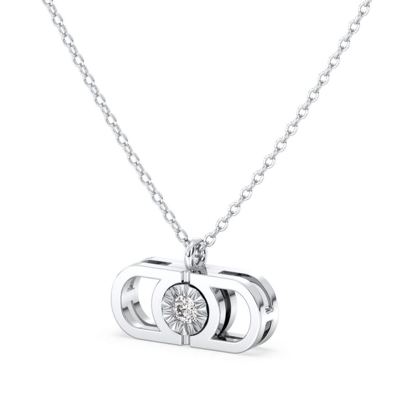 Златно колие AMODORIA Signature с диамант